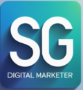 digital marketer logo with 'sg'